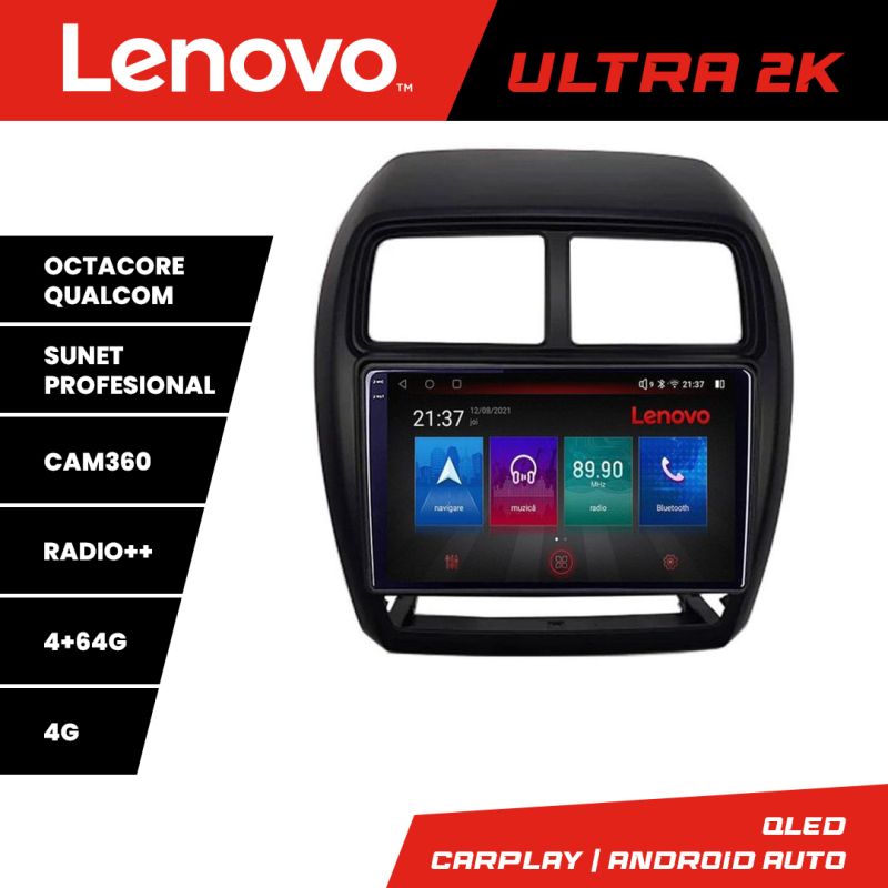 Navigatie Peugeot 4008 2012-2018 Android radio gps internet 8 core QLED Qualcomm 4+64 360 Lenovo v1