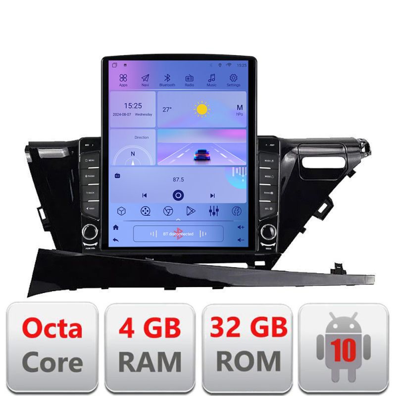 NavigatieToyota Camry 2017-2021 KIT-camry-2018 ecran tip TESLA 9.7