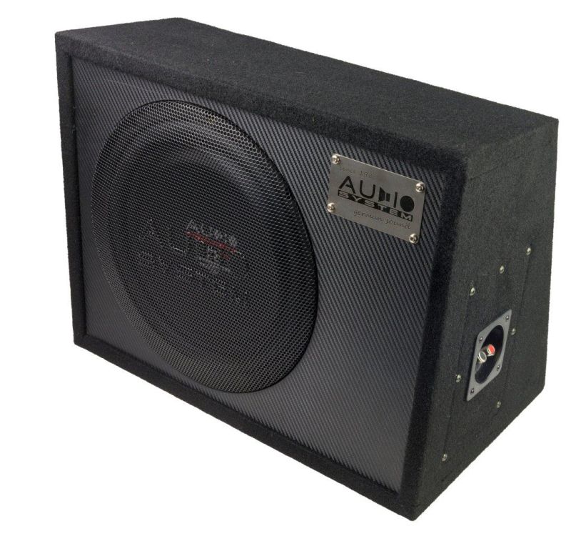 Subwoofer activ flat cu incinta 20L Audio System R 10 FLAT G ACTIVE EVO2, 240 watts, 4 ohm, 250 mm, 10