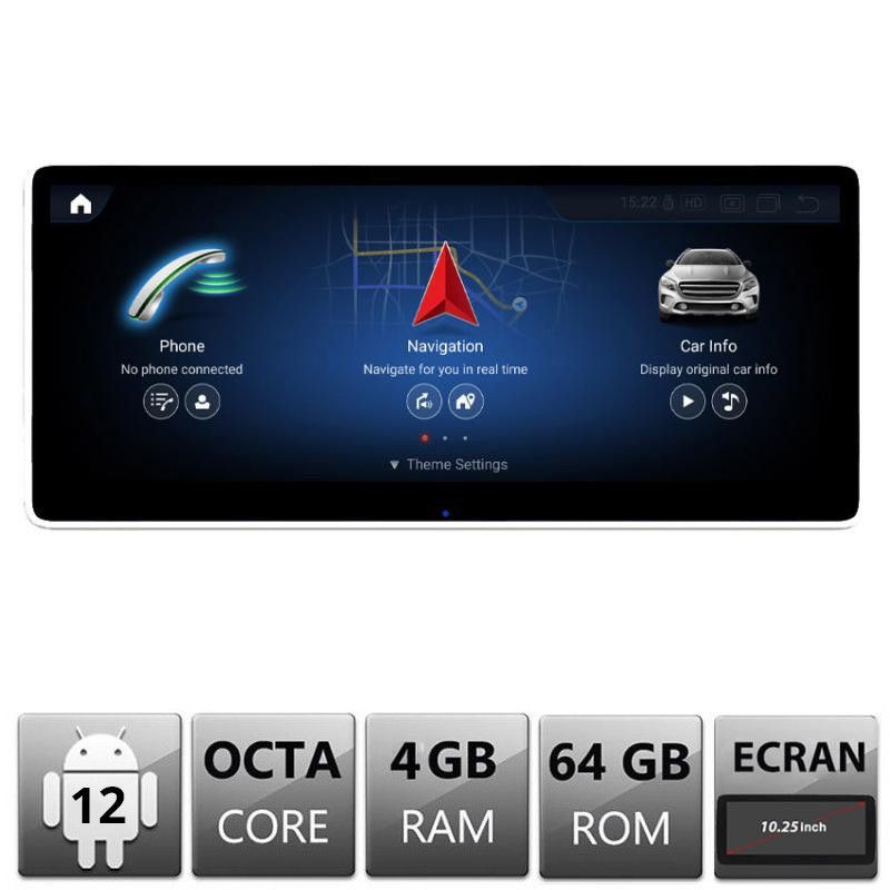 Navigatie dedicata Mercedes Clasa C W205 cu sistem NTG5.5 Android ecran 10.25