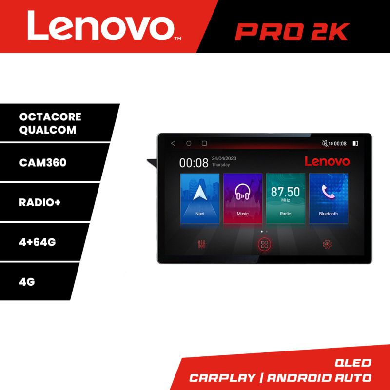 Navigatie Mercedes GLK 2008-2011 NTG4 Lenovo PRO 4+64 2K 13 inch qled android 4G DSP gps internet Kit-glk-ntg4