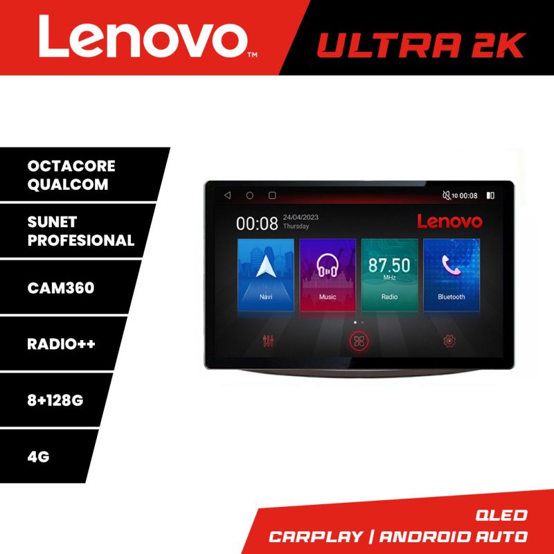 Navigatie VW Touareg 2011-2018 Lenovo Qualcomm ULTRA 8+128 2K 13 inch qled android 4G DSP gps internet Kit-1142-type-a