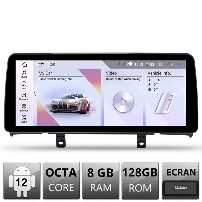 Navigatie dedicata Edotec BMW Seria 1 F20 masini cu EVO Android ecran 12.3