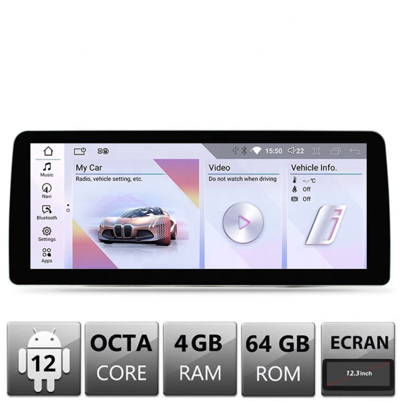 Navigatie dedicata Edotec BMW Z4 E89 masini fara ecran de fabrica Android ecran 12.3