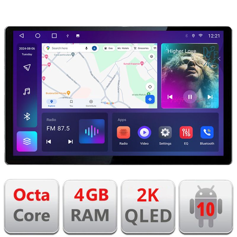Navigatie dedicata Edonav Mazda CX-9, Ecran 2K QLED 13