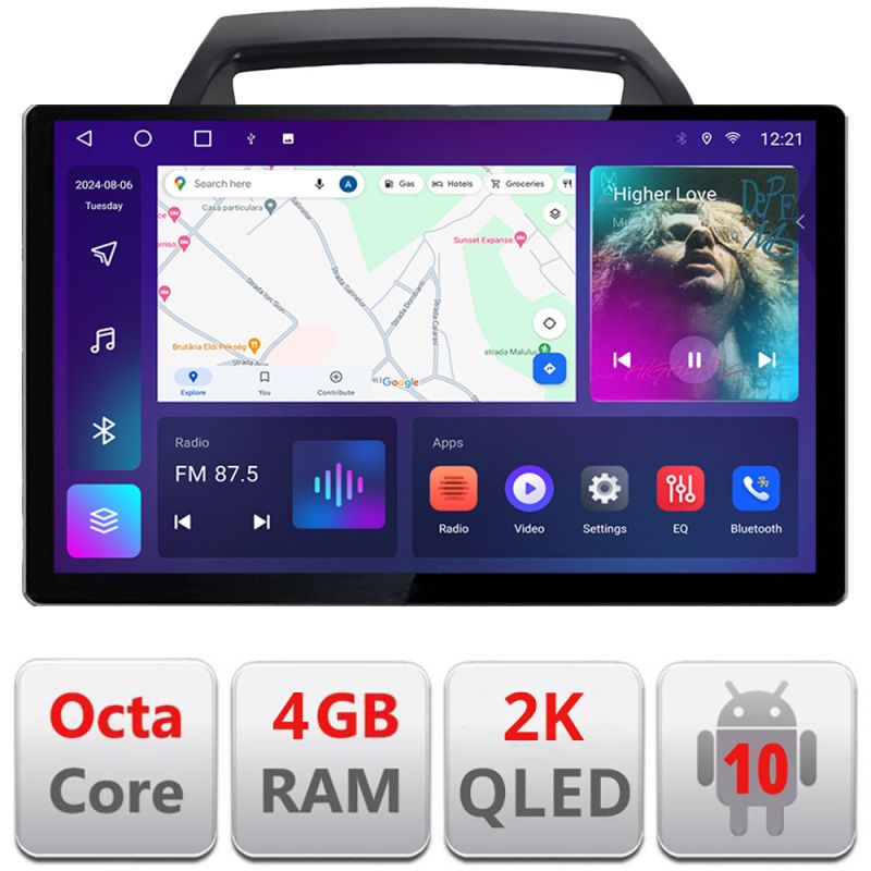 Navigatie dedicata Edonav Kia Carnival 2006-2014, Ecran 2K QLED 13