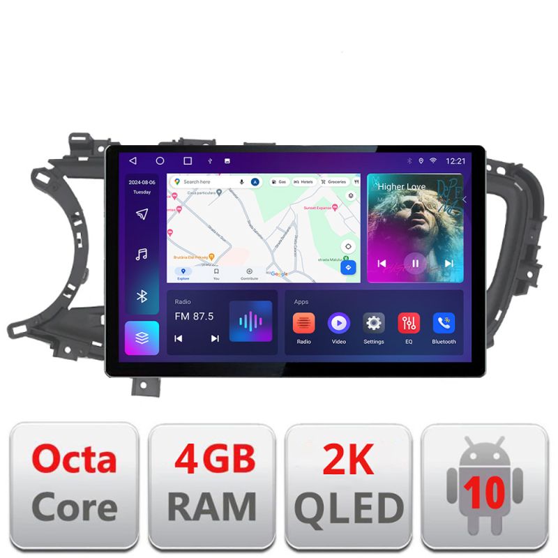 Navigatie dedicata Edonav Mitsubishi ASX 2017-2021 model facelift, Ecran 2K QLED 13