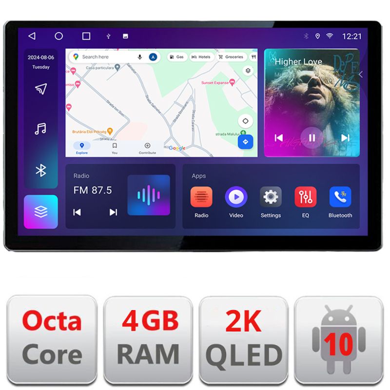 Navigatie dedicata Edonav Fiat ducato 2022- N-DUCATO, Ecran 2K QLED 13
