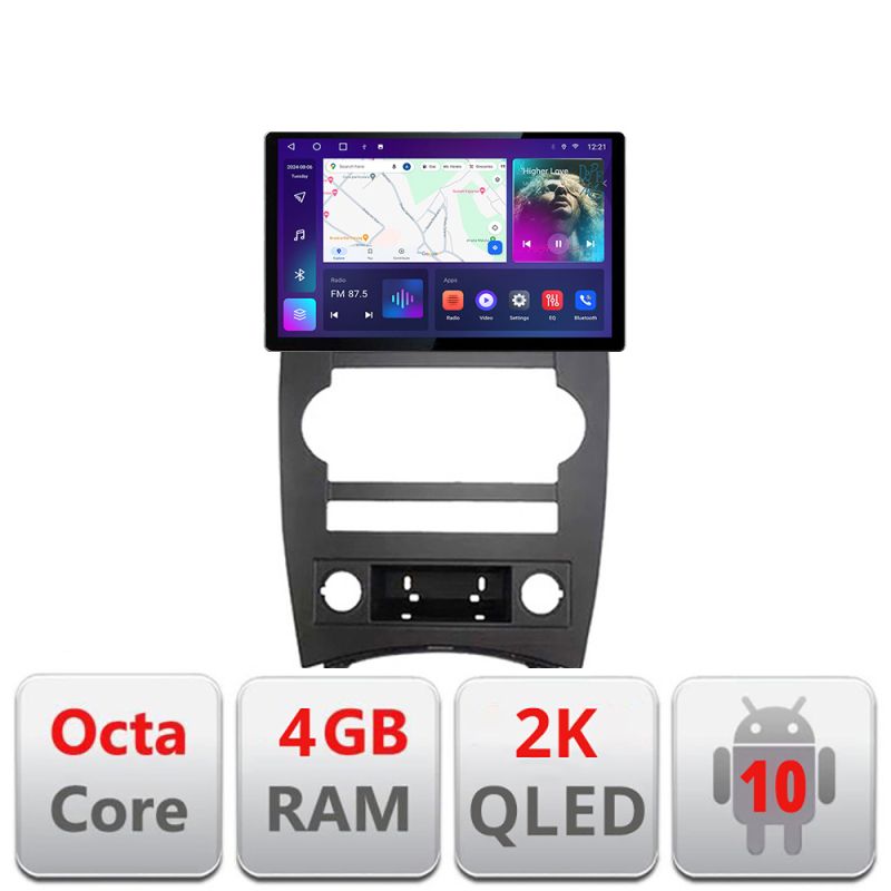 Navigatie dedicata Edonav Jeep Commander, Ecran 2K QLED 13