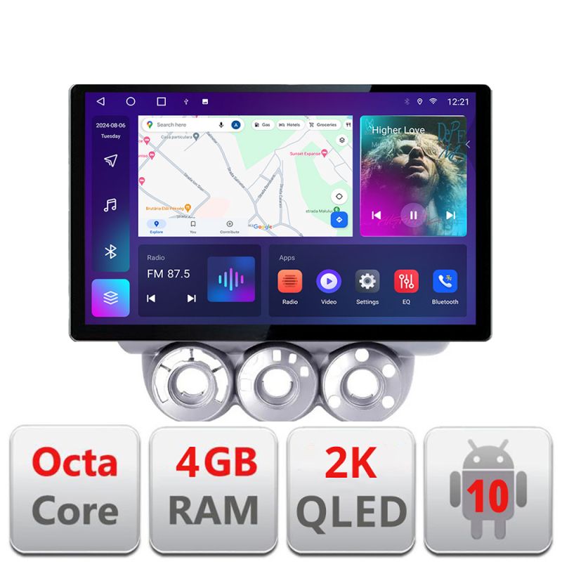 Navigatie dedicata Edonav Honda Fit Jazz 2004-2008, Ecran 2K QLED 13