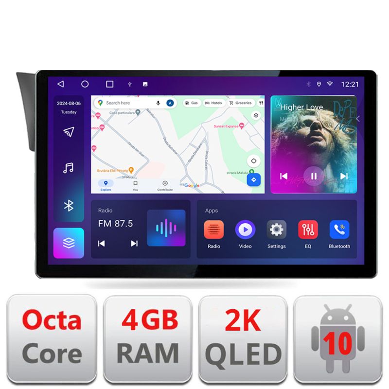Navigatie dedicata Edonav Honda Fit 2008-2013, Ecran 2K QLED 13