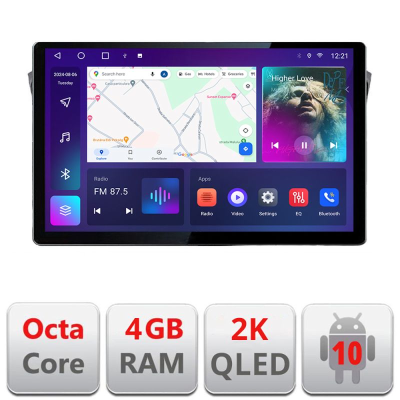Navigatie dedicata Fiat 500 2015-2021 N-500new Edonav ecran 13