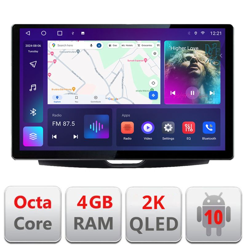 Navigatie dedicata Edonav Ford Ranger 2015- cu cd, Ecran 2K QLED 13