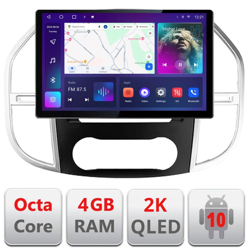 Navigatie dedicata Mercedes Vito w447 2016- Edonav ecran 13