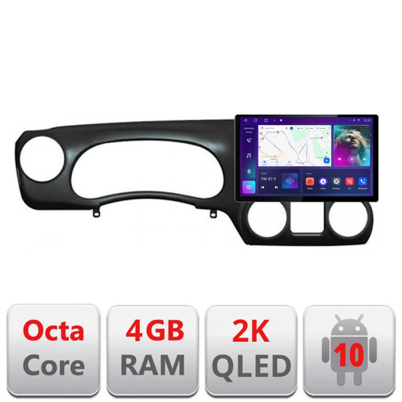 Navigatie dedicata Edonav Jeep Wrangler 2014-2016 , Ecran 2K QLED 13