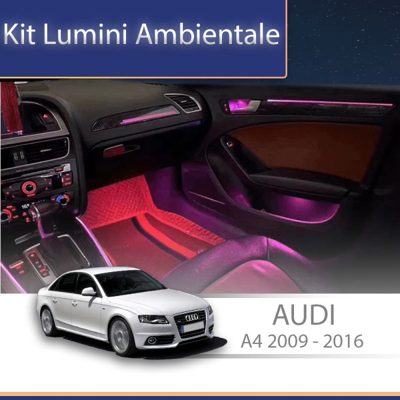 Lumini ambientale Audi A4 B8 2009-2016 set complet control telefon sau sistem original