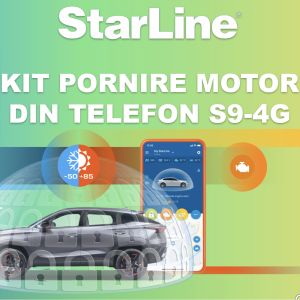 Kit pornire motor Toyota GT86 2012-2021, aplicatie telefon 4G (montaj inclus) - Starline S9 v2 4G