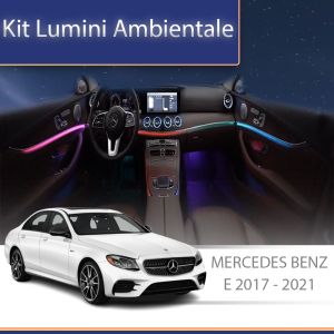 Lumini Ambientale  ventilatoare fata Mercedes E W213 2017-2021 control pe sistemul original sau telefon