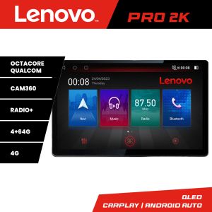 Navigatie Ford Focus 4 K-focus4 Lenovo PRO 4+64 13 inch 2K android 4G DSP gps internet  8Core