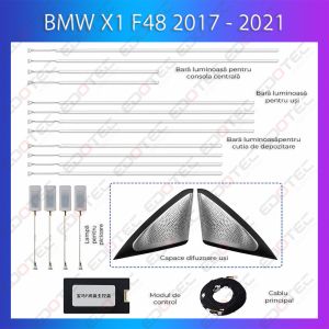 Lumini Ambientale BMW Seria 7 2010-2016 dedicat set complet control telefon sau sistem original