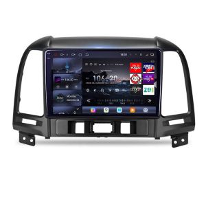 Navigatie Hyundai Santa Fe 2007-2012 Edotec Kit-008 8 core QLED 2K 16+512 360 Android Waze USB Navigatie Internet Youtube Radio