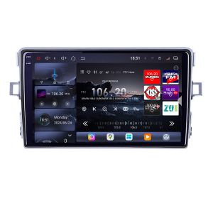 Navigatie Toyota Verso 2010-2016 Edotec Kit-133 8 core QLED 2K 16+512 360 Android Waze USB Navigatie Internet Youtube Radio