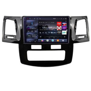 Navigatie Toyota Hilux 2008-2014 Edotec Kit-143 8 core QLED 2K 16+512 360 Android Waze USB Navigatie Internet Youtube Radio