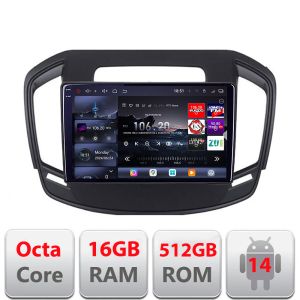 Navigatie Opel Insignia 2014-2017 Edotec Kit-338 8 core QLED 2K 16+512 360 Android Waze USB Navigatie Internet Youtube Radio