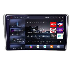 Navigatie Toyota Avensis 2003-2008 Edotec Kit-avensis03 8 core QLED 2K 16+512 360 Android Waze USB Navigatie Internet Youtube Radio