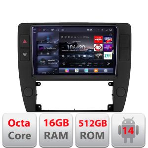 Navigatie Passat B5 1997-2004 Android radio gps internet 8 core QLED 2K 16+512 360 Edotec