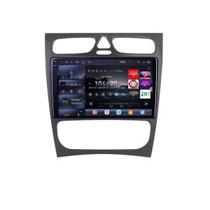 Navigatie Mercedes C W203 2000-2004 Edotec Kit-clk 8 core QLED 2K 16+512 360 Android Waze USB Navigatie Internet Youtube Radio