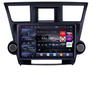 Navigatie Toyota Highlander 2007-2013 Android radio gps internet 8 core QLED 2K 16+512 360 Edotec