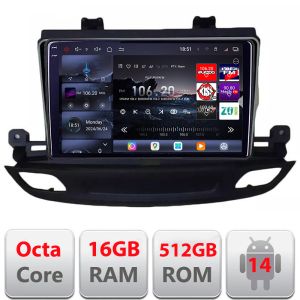 Navigatie Opel Insignia 2018- Edotec Kit-insignia19 8 core QLED 2K 16+512 360 Android Waze USB Navigatie Internet Youtube Radio