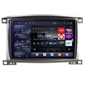 Navigatie Toyota Land Cruiser L100 2002-2008 Edotec Kit-L100 8 core QLED 2K 16+512 360 Android Waze USB Navigatie Internet Youtube Radio