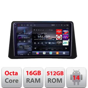 Navigatie Opel Mokka 2012-2016 Edotec Kit-MOKKA1 8 core QLED 2K 16+512 360 Android Waze USB Navigatie Internet Youtube Radio