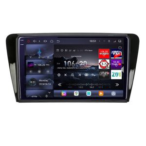 Navigatie Skoda Rapid Seat Toledo 2013+ Android radio gps internet 8 core QLED 2K 16+512 360 Edotec V1
