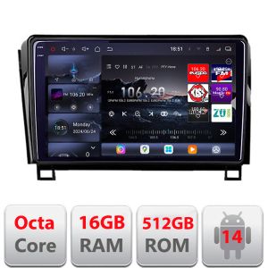 Navigatie Toyota sequoia intre anii 2008-2017 Edotec Kit-sequoia 8 core QLED 2K 16+512 360 Android radio gps internet