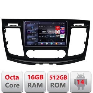 Navigatie Ford Transit 2019- varianta cu radio cd simplu Android radio gps internet 8 core QLED 2K 16+512 360 Edotec
