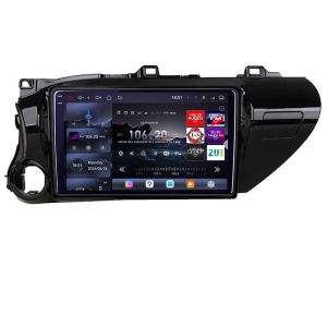 Navigatie Toyota Hilux 2016- Edotec Kit-TY59 8 core QLED 2K 16+512 360 Android Waze USB Navigatie Internet Youtube Radio
