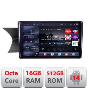Navigatie Mercedes C W204 NTG4.5 2012-2015 8 core QLED 2K 16+512 360 Android Waze USB Navigatie Internet Youtube Radio Edotec