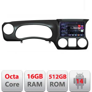 Navigatie Jeep Wrangler 2011-2016 Edotec Kit-WR 8 core QLED 2K 16+512 360 Android Waze USB Navigatie Internet Youtube Radio