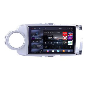Navigatie Toyota Yaris 2010-2018 Edotec Kit-YARIS10 8 core QLED 2K 16+512 360 Android Waze USB Navigatie Internet Youtube Radio Edotec
