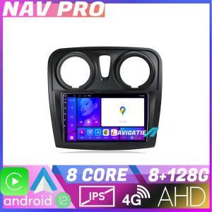 Navigatie Dacia Sandero Logan Lodgy 2012 2020 KIT sandero EDOTEC-LITE Android Ecran 720P Octa Core 8 128 Carplay