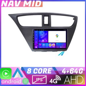 Navigatie Honda Civic 2012 2016 KIT CIVIC EDOTEC-LITE Android Ecran 720P Octa Core 4 64 Carplay
