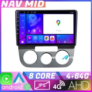 Navigatie VW Golf 5 2004 2010 clima manuala EDOTEC-LITE Android Ecran 720P Octa Core 4 64 Carplay