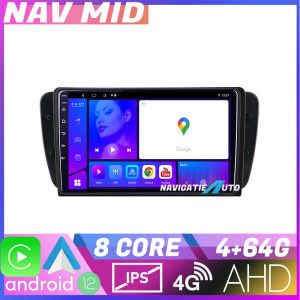 Navigatie Seat Ibiza 2008 2014 KIT 246 EDOTEC-LITE Android Ecran 720P Octa Core 4 64 Carplay