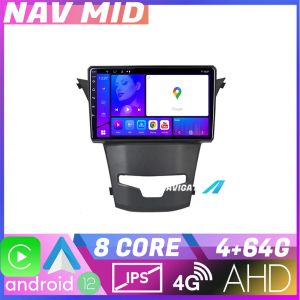 Navigatie Ssangyong Korando 2014 2019 KIT 1159 EDOTEC-LITE Android Ecran 720P Octa Core 4 64 Carplay
