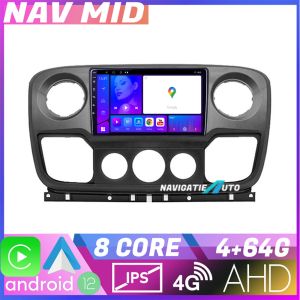 Navigatie Opel Movano  Renault Master 2010 2021 EDOTEC-LITE Android Ecran 720P Octa Core 4 64 Carplay v2