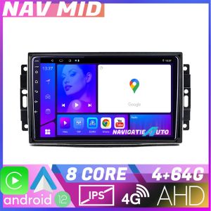 Navigatie Chrysler Jeep KIT 202 EDOTEC-LITE Android Ecran 720P Octa Core 4 64 Carplay v2