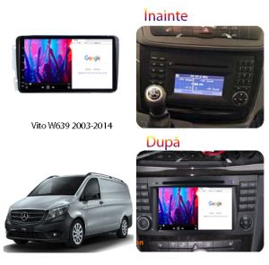 Dedikált navigáció Mercedes C 2001-2004 CLK G 2004-2006 Android 1+32